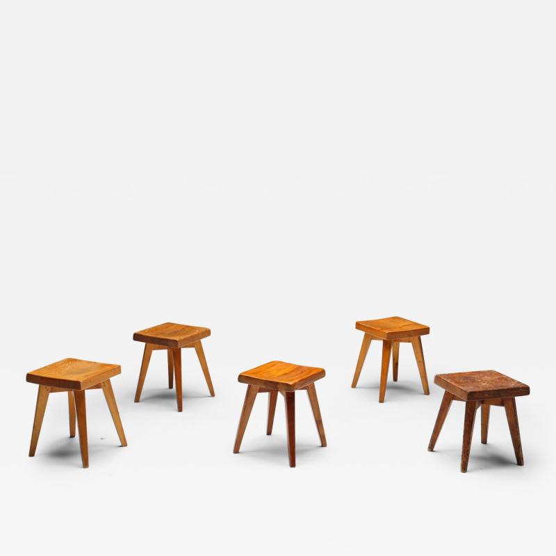 Christian Durupt Stools by Christian Durupt and Charlotte Perriand 1969