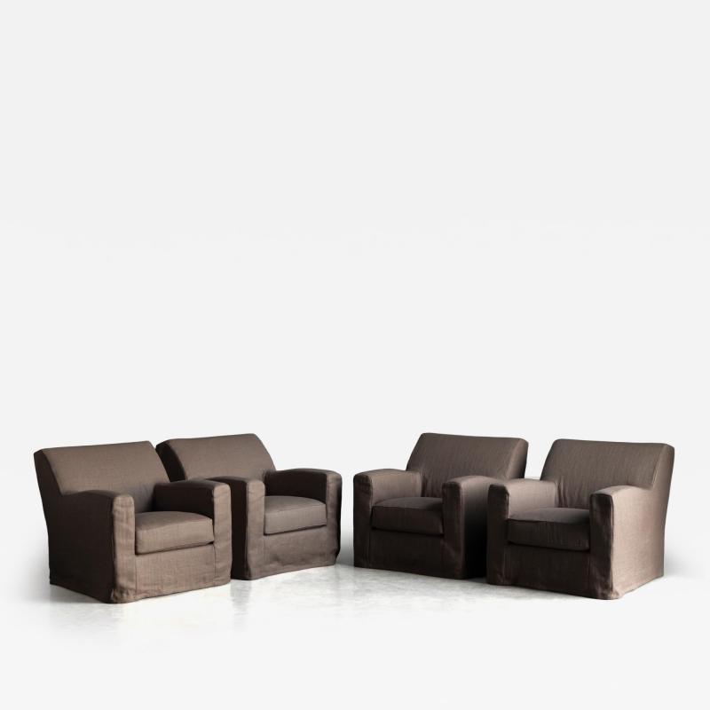 Christian Liaigre Lounge Chairs by Christian Liaigre France 1990s