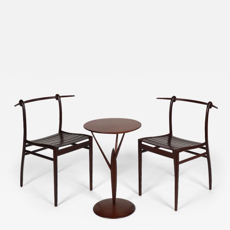 Christophe Pillet SET OF BOUDOIR CHAIRS TABLE by Christophe Pillet XO Edition 2012 