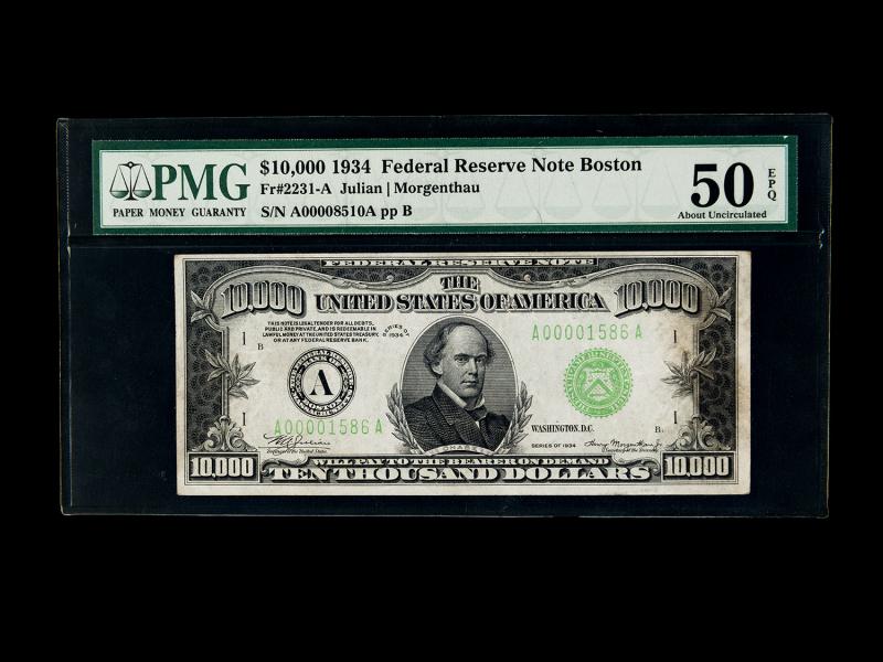 Christos J Palios 10 000 Federal Reserve Note