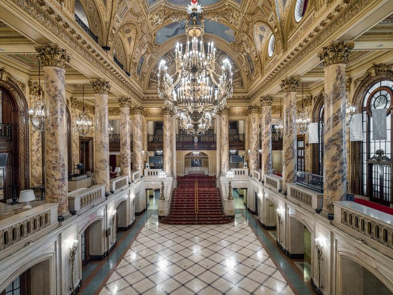 Christos J Palios Grand Lobby Wang Theatre