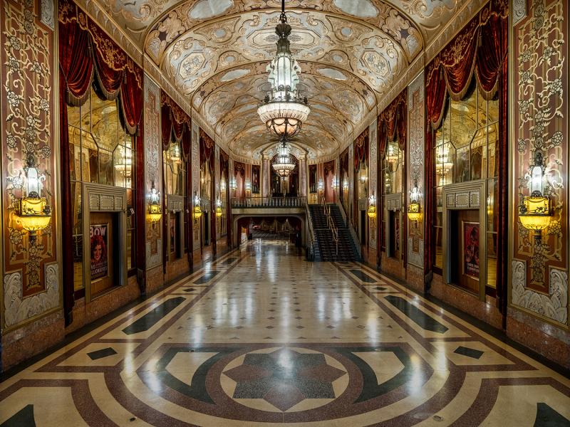 Christos J Palios Grand Lobby Warner Theatre