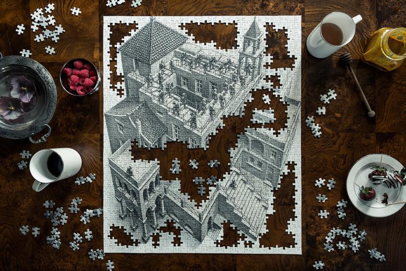 Christos J Palios Insanity Among Catharsis with Escher