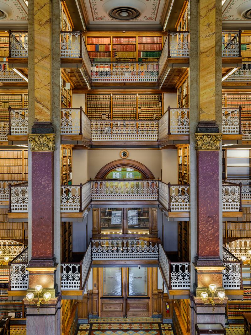 Christos J Palios State Law Library Entrance Study