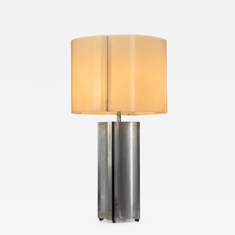 Chrome Plated Geometric Table Lamp Europe Mid 20th Century