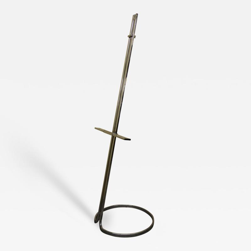 Chrome art easel produced in Italy in the 1970s
