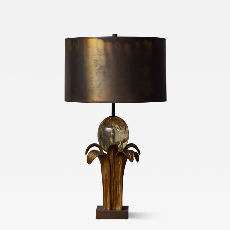 Chrystiane Charles Bronze and Fractal Resin Maison Charles Table lamp