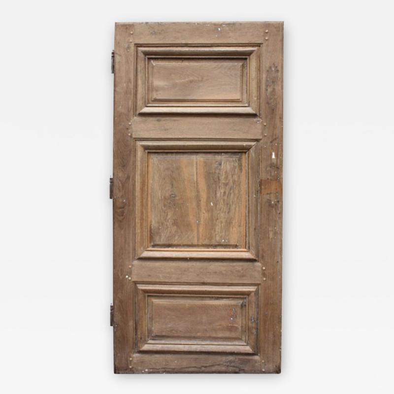 Circa 1800 Rustic Walnut French Door