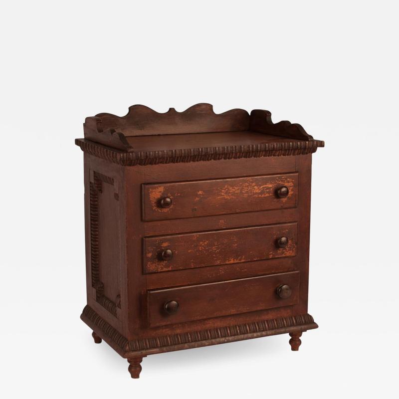 Circa 1890 Salesman Sample Chest of Drawers United States