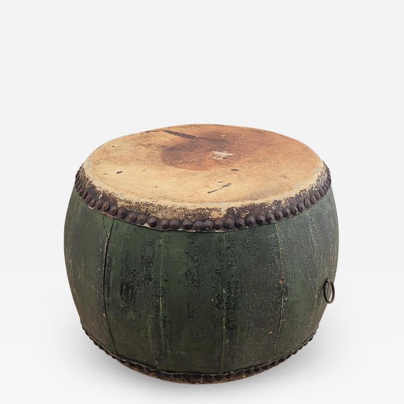 Circa 19th Century Chinese Painted Drum