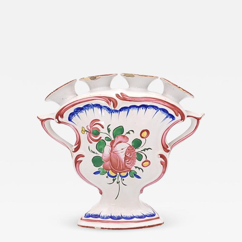Circa 19th century Delft Tulip Vase Holland