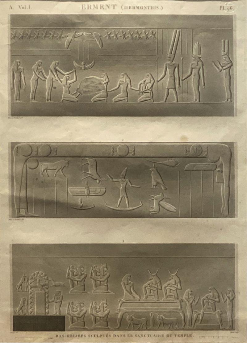 Circa Early 19th Century French Engraving From The Description de lEgypte 