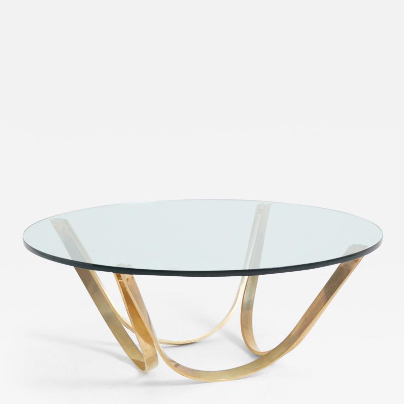 Circular Glass Top Coffee Table