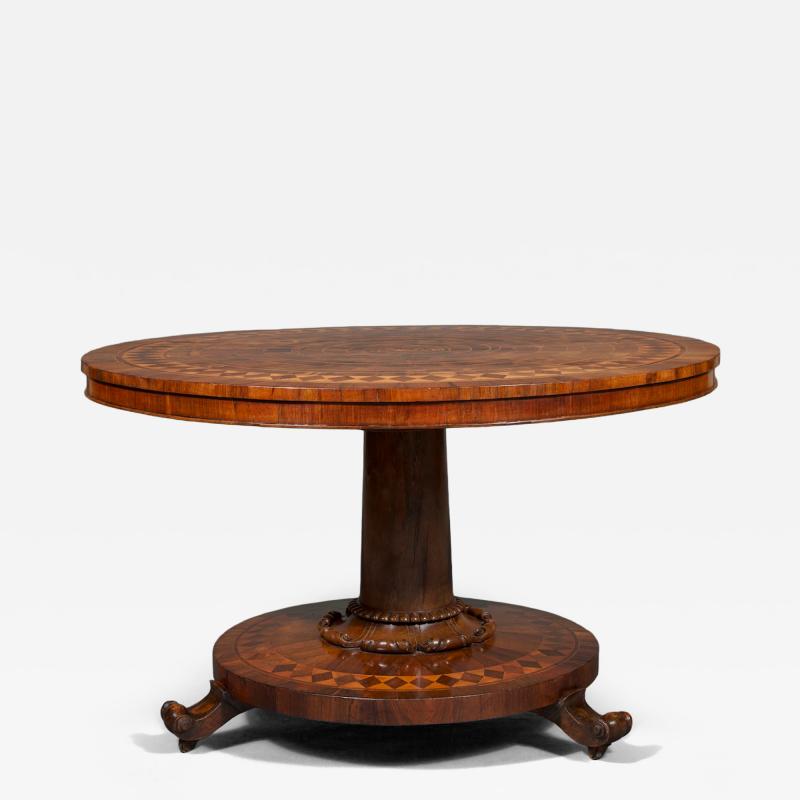 Circular Table The Top Depicting A Map Of The Solar System Including The Orbits
