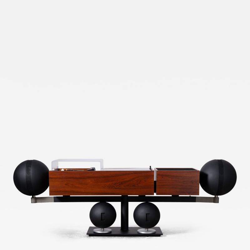Clairtone Project G2 Rosewood T10 Console Stereo System Turntable 2 Speakers