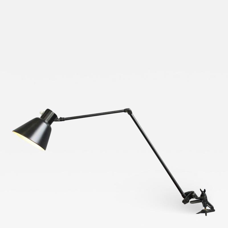 Clamp On Industrial Task Lamp By Schaco Circa 1930s