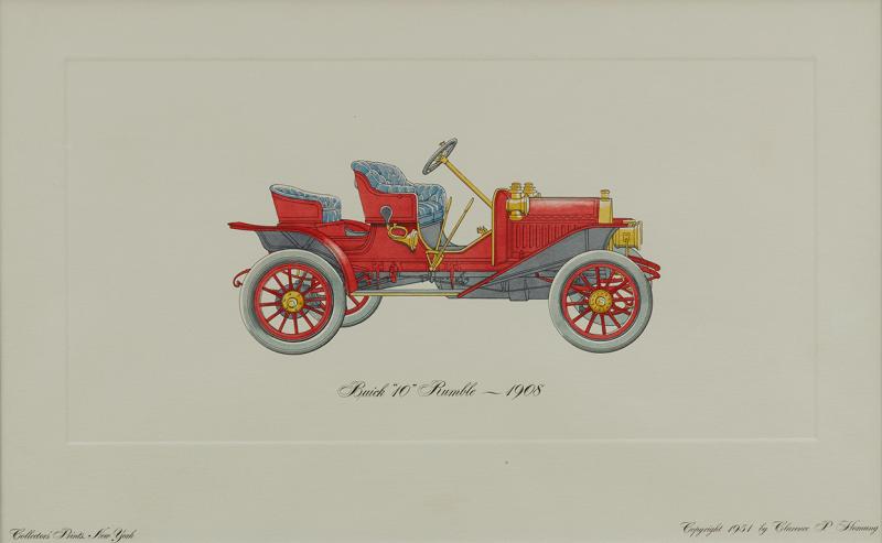 Clarence P Hornung Framed print of Automobile by Clarence P Hornung