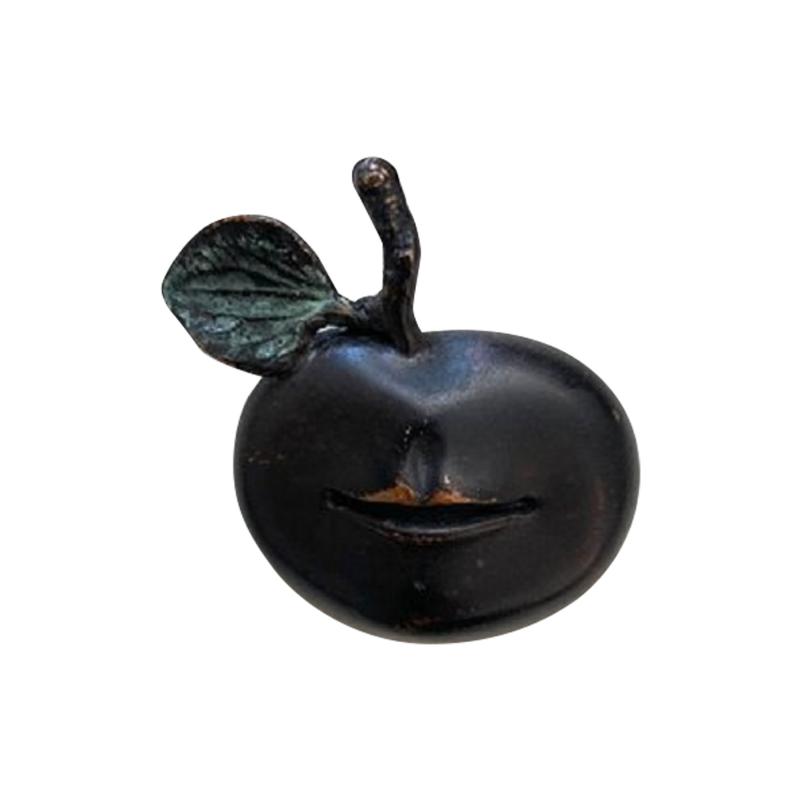Claude Lalanne CLAUDE LALANNE BRONZE LA POMME BOUCHE BROOCH