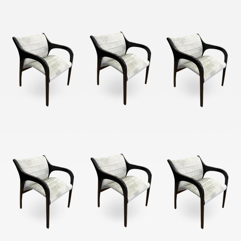 Claudio Salocchi Set of Six Claudio Salocchi Dining Chairs