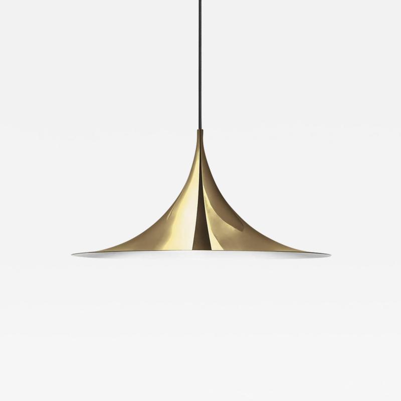 Claus Bonderup Large Bonderup Thorup Brass Semi Pendant