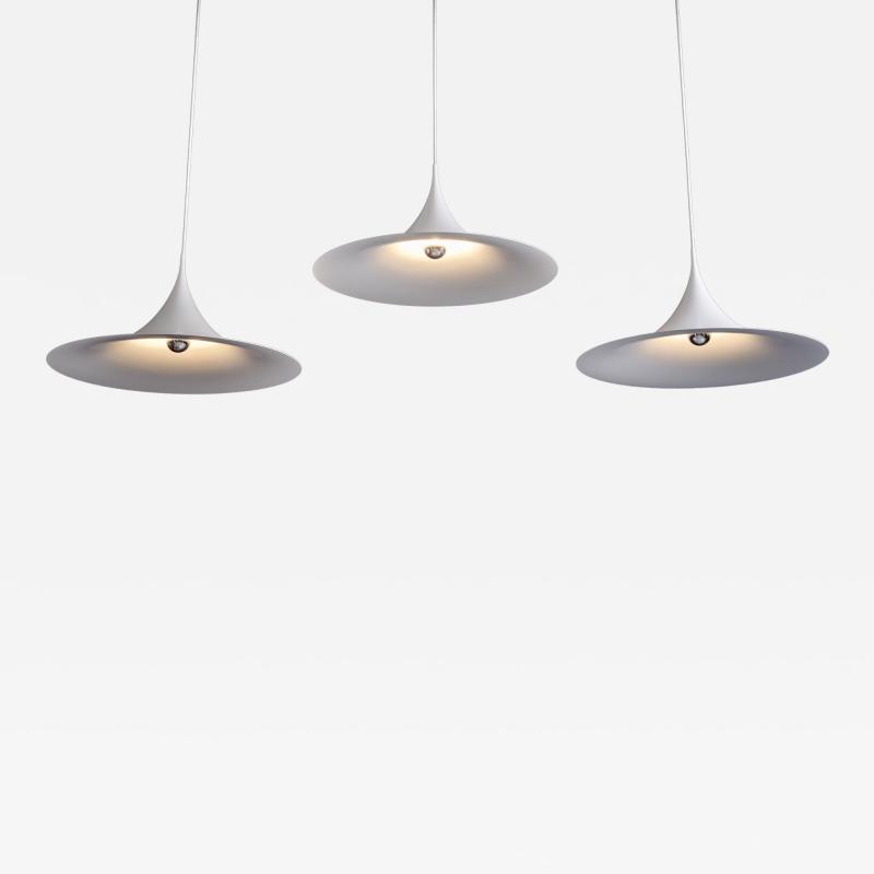 Claus Bonderup Set of Three Midi Semi Pendants for Fog M rup