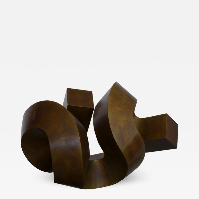 Clement L Meadmore Clement Meadmore Bronze Sculpture Round Midnight 