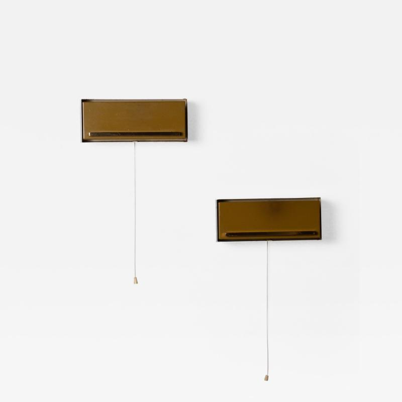Clever Pair of Adjustable Bedside Sconces by Neuhaus Leuchten Germany