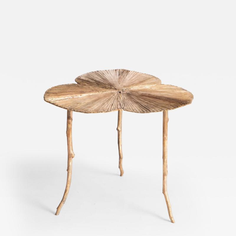 Clotilde Ancarani Small Fan Table Gold 2023