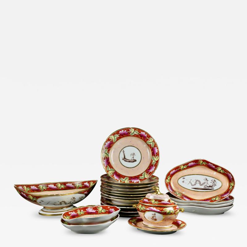 Coalport Pottery Partial Dessert Service