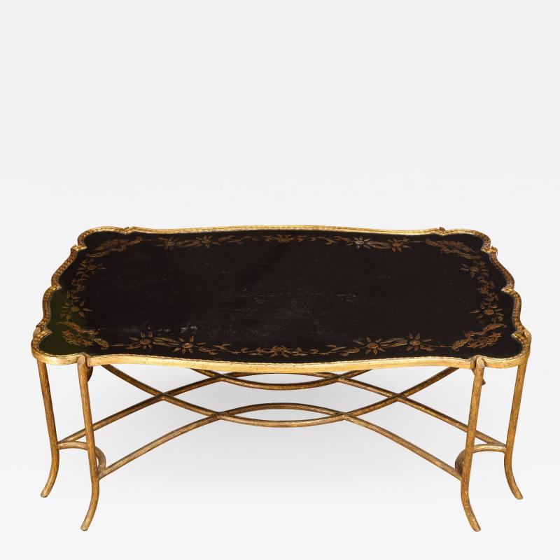 Coffee Table with Chinoiserie Top