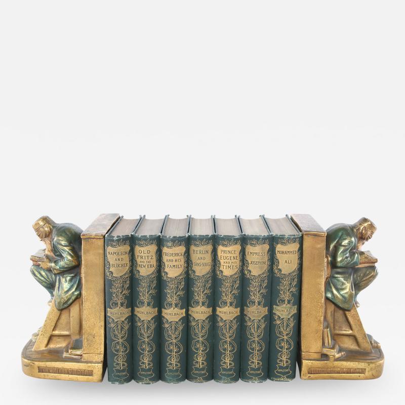 Collection Leather Bound Library Book Set