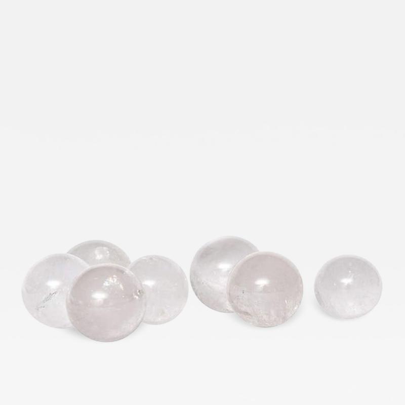 Collection of Rock Crystal Spheres