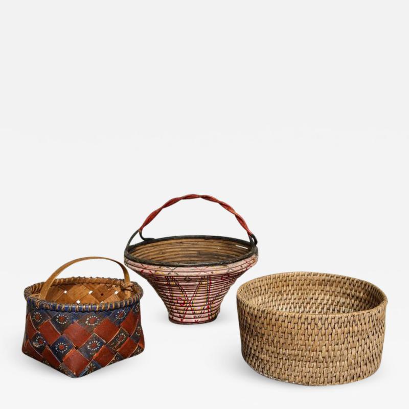 Collection of Three Swedish Baskets