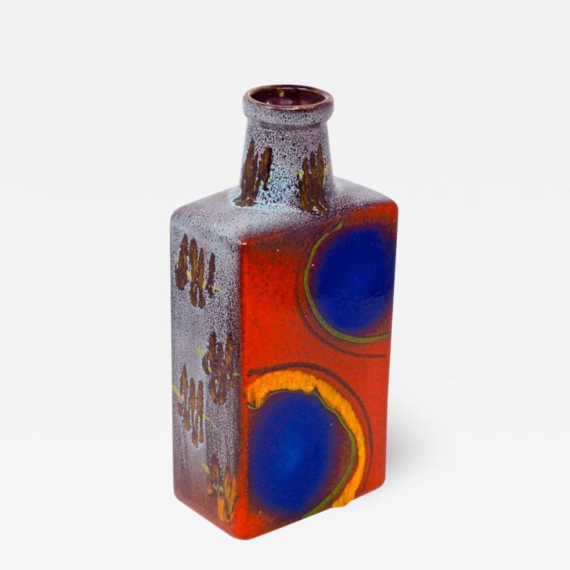 Colorful German Ceramic Vase
