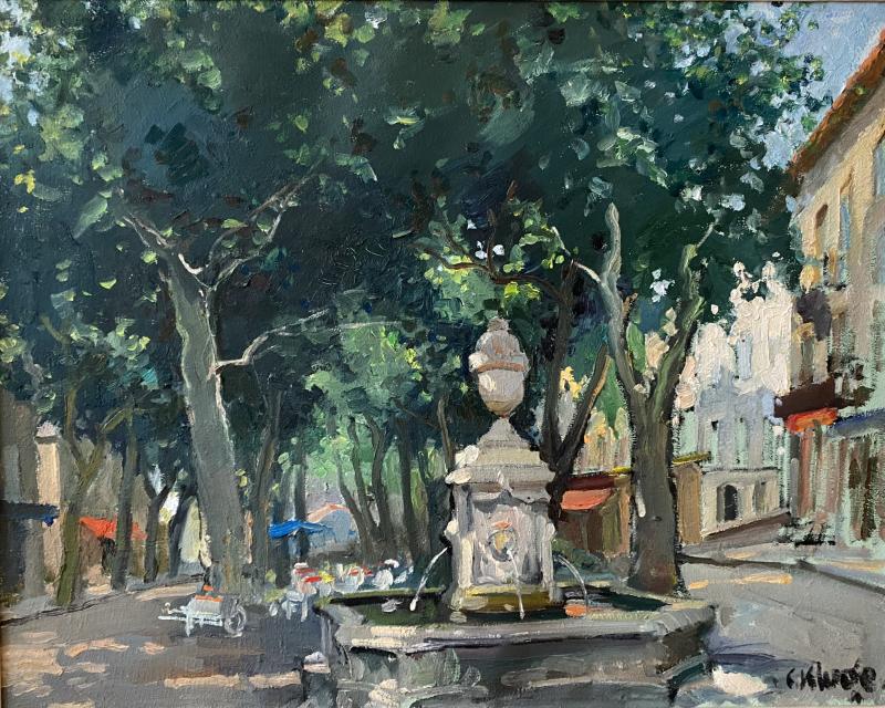 Constantine Kluge The Fountain du Cours Contignac