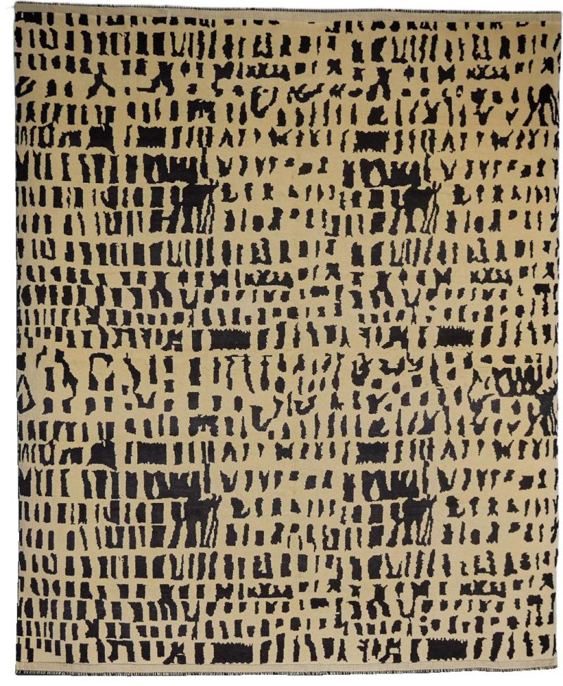 Contemporary Anatolian Low Pile Wool Rug Turkey 21st Century