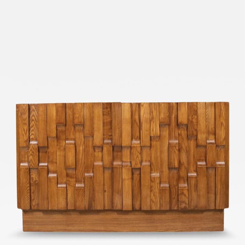 Contemporary Brutalist Sideboard Ash Italy 