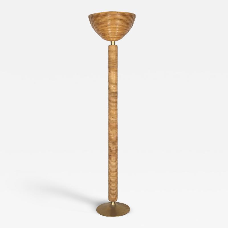 Contemporary Modern Bamboo Floor Lamp