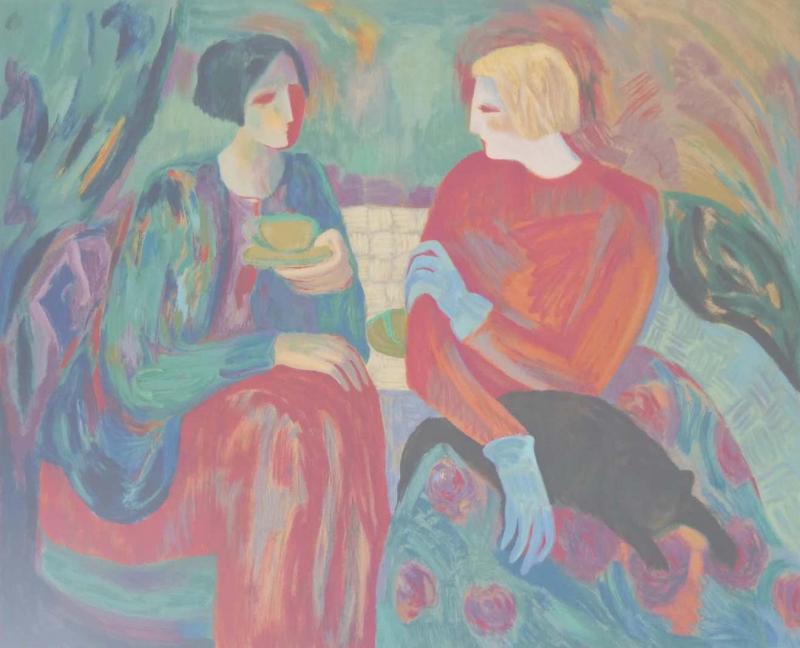 Contemporary Modern Hand Signed Serigraph
