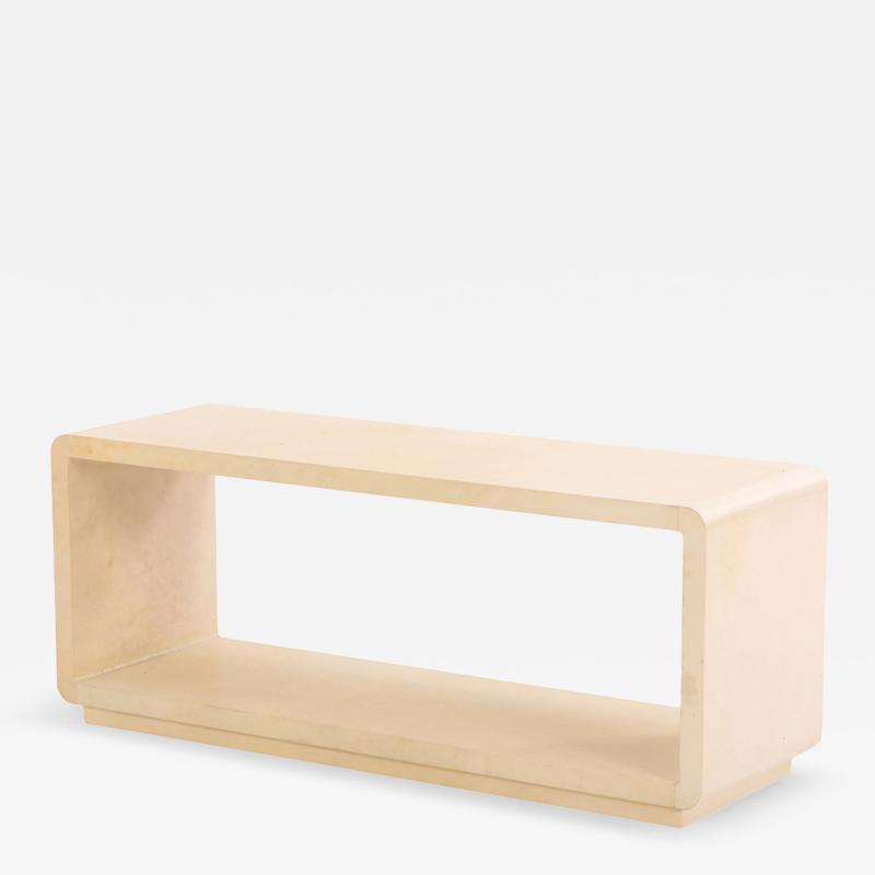 Contemporary Parchment Coffee Table or Bench