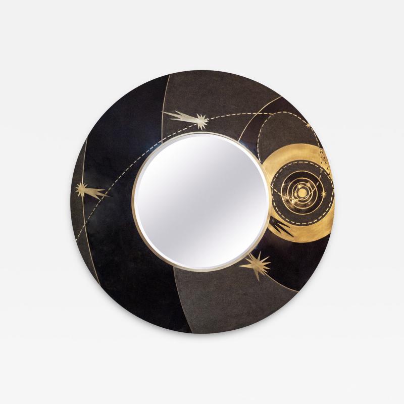 Contemporary Round Constellation Mirror by Kifu Paris