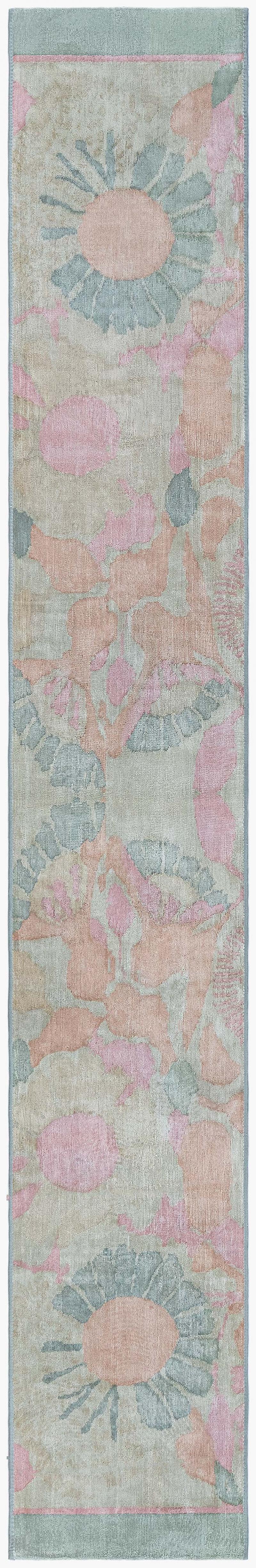 Contemporary Silk Fragment Runner