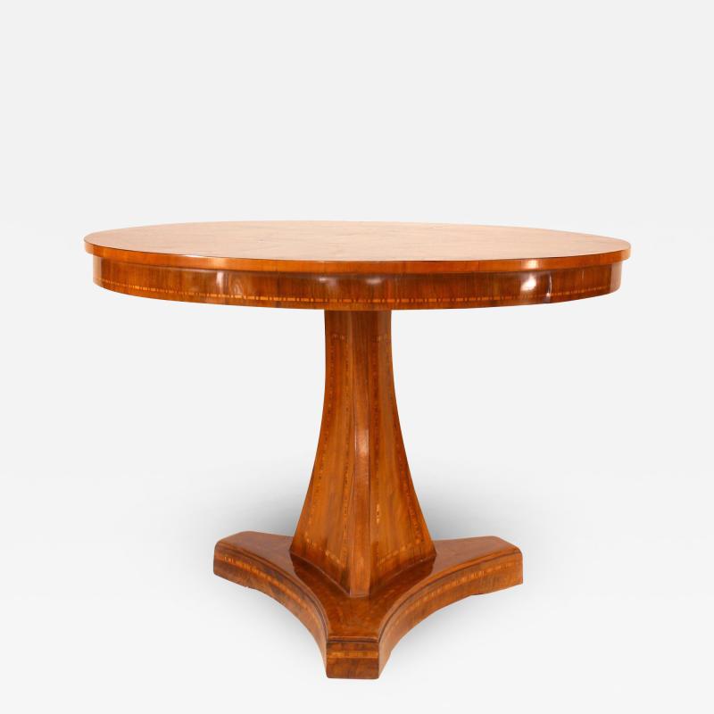 Continental Austrian Walnut Center Table