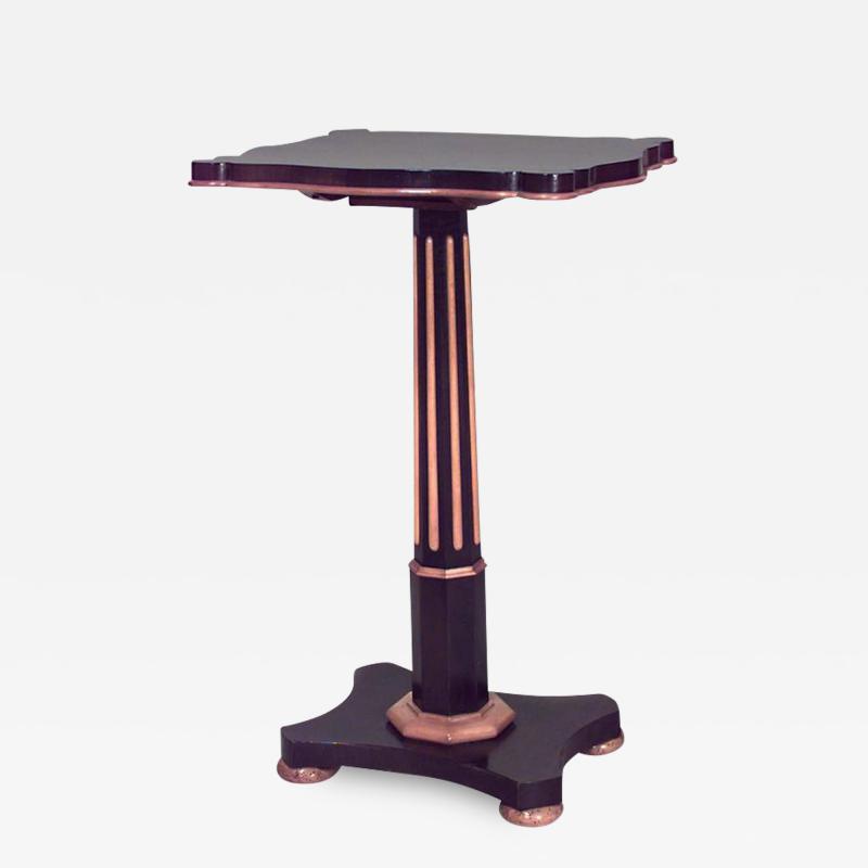 Continental Baltic Rosewood and Satinwood End Table