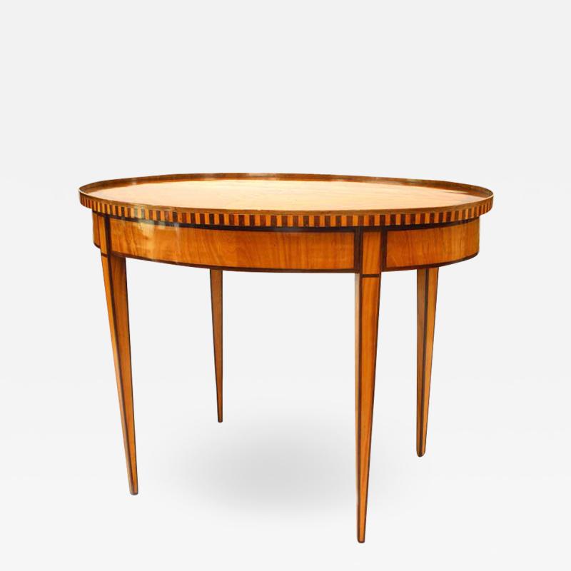Continental Dutch Satinwood Center Table