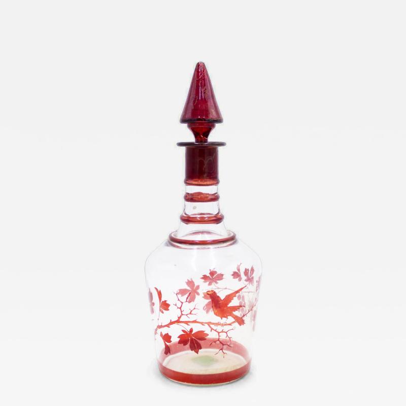 Continental German Glass Decanter