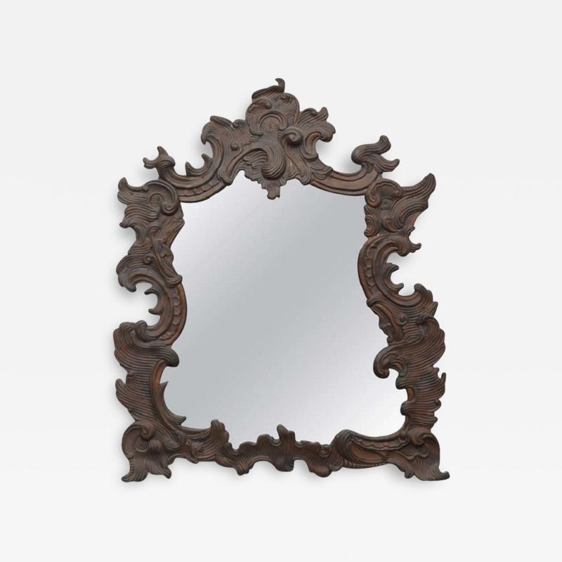 Continental Repouss Copper Wall Mirror