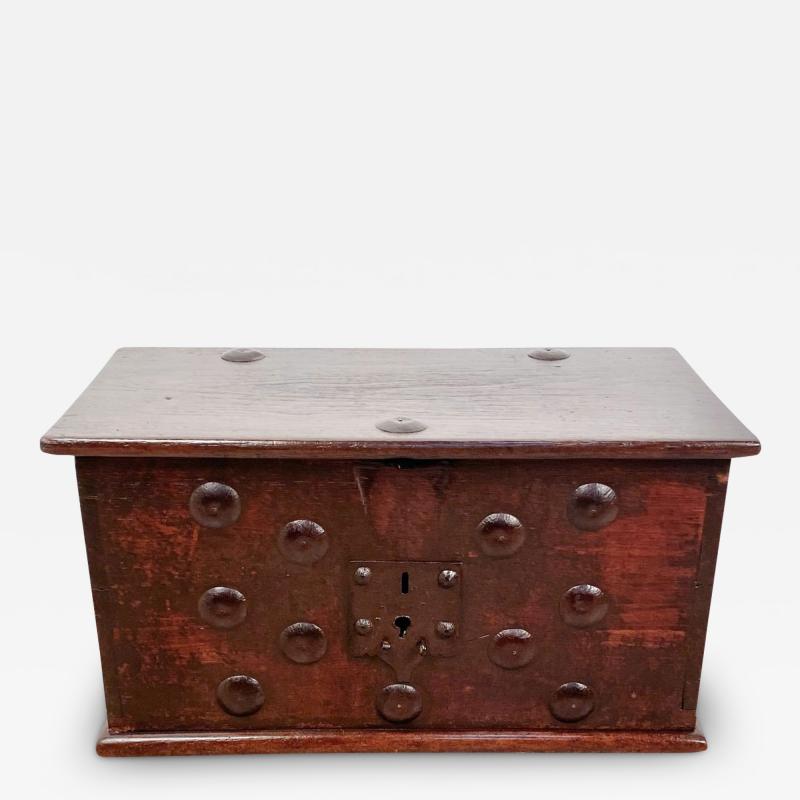 Continental Strong Box with Iron Decoration