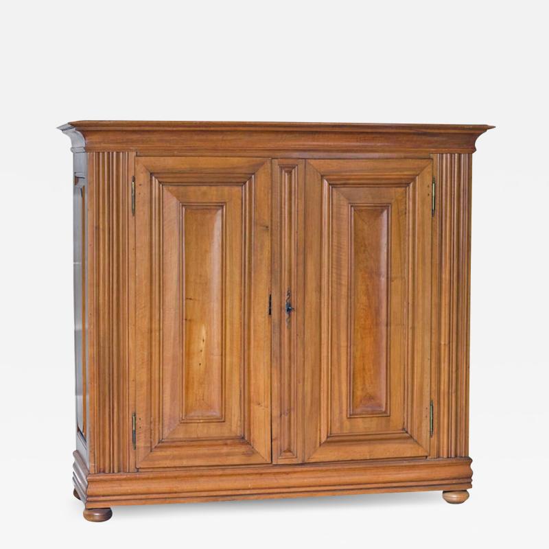 Continental Walnut Cabinet Armoire