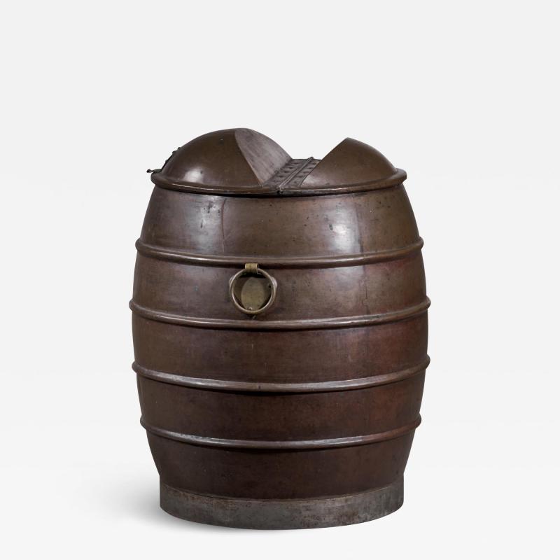 Copper water barrel